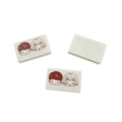 Economy Square Erasers W/ Custom Imprint | https://www.bestnamebadges.com
