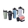 20 Oz. Stainless Steel Vacuum Mug with Handle | https://www.bestnamebadges.com