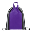 Small Reflective Non-Woven Drawstring Bag | https://www.bestnamebadges.com
