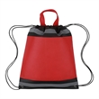 Reflective Non-Woven Drawstring Backpack | https://www.bestnamebadges.com