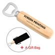 Wood Handle Handheld Beer Bottle Openers | https://www.bestnamebadges.com
