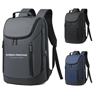 Waterproof 15.6 Inch Laptop Backpack with USB Charging Port