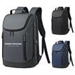 Waterproof 15.6 Inch Laptop Backpack with USB Charging Port | https://www.bestnamebadges.com