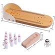 Table Top Mini Bowling Game Set | https://www.bestnamebadges.com