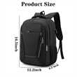 Business Anti Theft Laptops Backpack withUSB Charging Port | https://www.bestnamebadges.com