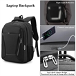 Business Anti Theft Laptops Backpack withUSB Charging Port | https://www.bestnamebadges.com