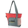 Polyester Canvas Zipper Tote | https://www.bestnamebadges.com