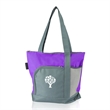 Polyester Canvas Zipper Tote | https://www.bestnamebadges.com