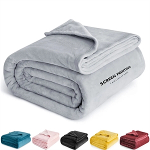 Soft Lightweight Microfiber Flannel Blankets