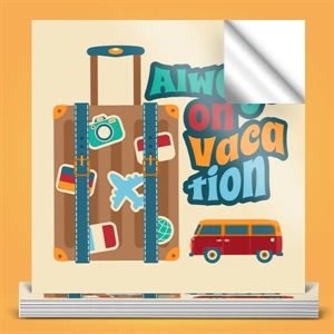 Square Stickers, Die Cut Stickers | https://www.bestnamebadges.com