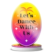 Oval Stickers, Die Cut Stickers | https://www.bestnamebadges.com