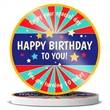 Circle Stickers, Die Cut Stickers | https://www.bestnamebadges.com