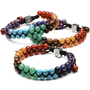 Yoga Stone Beads Bracelets Meditation Relax Anxiety Bangle