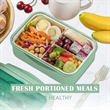 Custom Bento Lunch Box With Spoon & Fork  | https://www.bestnamebadges.com