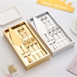Personalized Engraved Cake Knife Flatware Serving Set | https://www.bestnamebadges.com