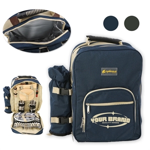 Large Capacity Picnic Backpack Set For 4 Person