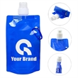 17 Oz Reusable Collapsible Water Bottles All Over Printing | https://www.bestnamebadges.com