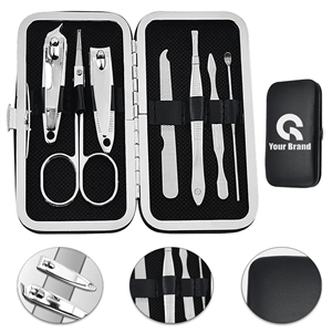 7pcs Stainless Steel Nail Clipper Tool Set All Over Printing