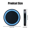 10W Round Protable Wireless Charger Fast Charging Dock Pad | https://www.bestnamebadges.com