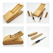 Creative Bamboo Gel Ink Pen Set | https://www.bestnamebadges.com