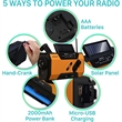Emergency Weather Radio with 2000mAh Portable Power Bank | https://www.bestnamebadges.com