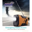 Emergency Weather Radio with 2000mAh Portable Power Bank | https://www.bestnamebadges.com
