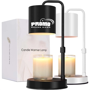 Adjustable Height Candle Wax Warmer Lamp with 2 Bulbs