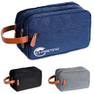 Portable Resistant Toiletry Organizer Bag With Handle