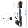 Premium Golf Club Brush With Retractable Cord And Cap | https://www.bestnamebadges.com