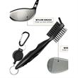 Premium Golf Club Brush With Retractable Cord And Cap | https://www.bestnamebadges.com