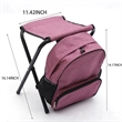 Folding Portable Detachable Leisure Stool Chair Backpack | https://www.bestnamebadges.com