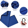 Multipurpose Drying Waffle Pattern Golf Towel With Clip | https://www.bestnamebadges.com