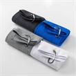 Multipurpose Drying Waffle Pattern Golf Towel With Clip | https://www.bestnamebadges.com