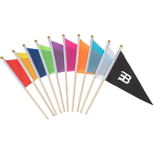 Colorful Pennant Flags Small Triangle Hand Waved