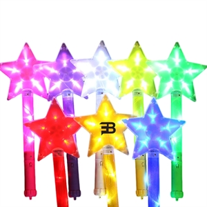 Pentagram Glow Cheering Stick Dress Up Wands Light
