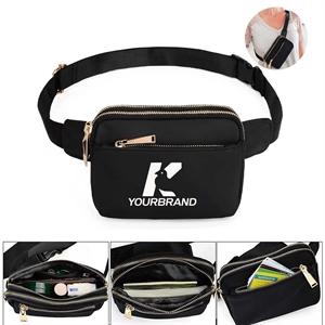 Stock High Quality Durable Fashion Unisex Crossbody Belt Bag