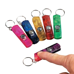 Whistle / Compass / Flash Light Key Chain