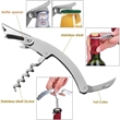 Stock High Quality 5 Set Wooden Box Wine Accessory | https://www.bestnamebadges.com