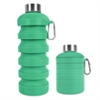 In Stock 1000ML Silicone Foldable Collapsible Water Bottle | https://www.bestnamebadges.com