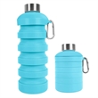 In Stock 1000ML Silicone Foldable Collapsible Water Bottle | https://www.bestnamebadges.com