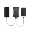 Portable 8000mAh Solar Charger with Flashlight & Compass | https://www.bestnamebadges.com