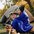 Branded Puffy Waterproof  Camping Wearable Packable Blanket | https://www.bestnamebadges.com