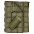 Branded Puffy Waterproof  Camping Wearable Packable Blanket | https://www.bestnamebadges.com