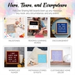 Wood Frame With Felt Letter Board | https://www.bestnamebadges.com