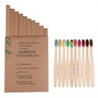 Natural Bamboo Toothbrushes(10pcs in a set) | https://www.bestnamebadges.com