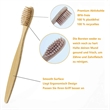 Natural Bamboo Toothbrushes(10pcs in a set) | https://www.bestnamebadges.com