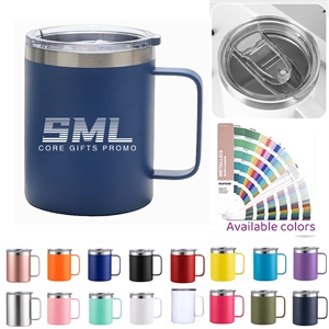 12oz Stainless Steel Vacuum Thermo Mug with Sealing Lid