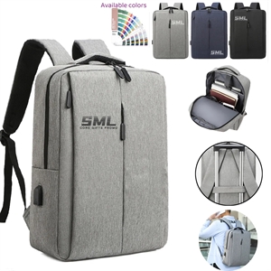 Travel Laptop Backpack w/ USB Charging Port