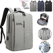 Travel Laptop Backpack w/ USB Charging Port | https://www.bestnamebadges.com