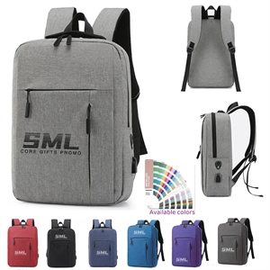 Travel Laptop Backpack w/ USB Charging Port